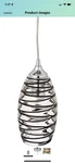 Elk 31338/1VINW Twister Vine Wrap Glass Shade, 5 By 10-INCH. Fixed Price $85.00.