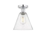 Innovations Lighting 616-1F-12-8 Berkshire Semi-flush Chrome. Fixed Price $165.00.