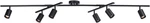 Globe Electric 59463 6-LIGHT Track Lighting, Matte Black White, Waylon. Fixed Price $89.76.