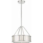Crystorama KEN-8303-PN Kendal Mini Chandelier Polished Nickel. Fixed Price $327.02.