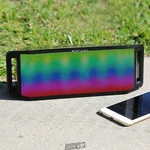 Kocaso-led Light Show Black Wireless Speaker Portable Compact 12.2"LX5.3"DX4.1"H. Fixed Price $34.99.