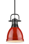 Golden Lighting 3604-M1L Duncan Single Wide Industrial Mini Pendant Red. Fixed Price $55.00.