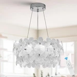 Poemoon Elegant Led Crystal Chandelier 20'' Chrome Inches,. Fixed Price $160.97.