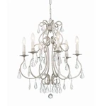 Crystorama Lighting Group 5016-CL-MWP Ashton 22"W Crystal Silver. Fixed Price $748.00.