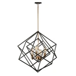 Artcraft Artistry Light 26" Chandelier, Matte Black/harvest Brass - AC11114. Fixed Price $965.00.