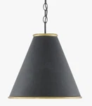 Pottery Barn Parker Small Pendant Blackgold Currey Pierrepont-open Box. Fixed Price $759.00.
