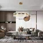 Modern Galaxy Crystal Chandelier Lighting Circles Pendant Led Ceiling Lights New. Fixed Price $139.40.