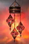 Turkish Chandeliers, Asylove Mosaic Pendant Lamp, Moroccan Hanging Ceiling Light. Fixed Price $99.90.