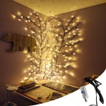 Led Bendable Willow Vine Lights, 96 Rattan Tree Decorative Light, Night. Fixed Price $17.47.