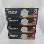 Feit Electric Canless Downlight Bright White 6" 3000K 12W Lot Of 4 Brand New. Fixed Price $29.99.