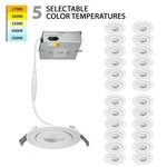 Wac Lotos 6" Led 5-CCT Round Recessed Kit, Pack, Fwh R6ERAR-W9CS-WT-24. Fixed Price $861.95.