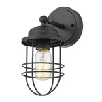 Seaport Collection 1-LIGHT Black Sconce Bath Vanity By Golden Lighting. Fixed Price $75.99.