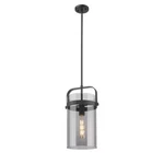Innovations Pilaster 1-LT 8" Stem Pendant, Mb/psg 413-1SM-BK-G413-1S-8SM. Fixed Price $332.64.