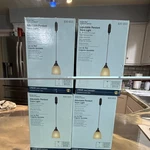 Hampton Bay Transitional Adjustable Pendant Track Light Bronze Glass 830 653. Fixed Price $50.00.
