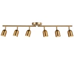 Craftronos 6 Track Lighting Kit, Matt Brass Finish Adjustable With Mode.... Fixed Price $103.55.