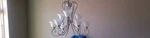 Quorum Spencer 9-LIGHT Classic Nickel Transitional Chandelier, #6010-9-64. Fixed Price $314.00.