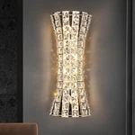 Kaiyuan Crystal Wall Sconces,modern Light Fixtures,luxury Indoor Chrome .... Fixed Price $191.40.