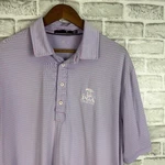 Rlx Ralph Lauren Pga Harding Park Light Pink Striped Performance Golf Polo Xl. Fixed Price $9.08.