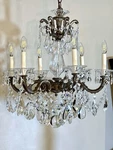 Schonbek Scala 6 Light 25 X23" Heirloom Chandelier Ceiling Parchment Bronze. Fixed Price $1295.00.