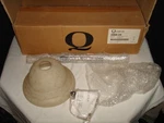 Nib Quorum International 3969-441-LIGHT Cassia Mini Pendant W/glass Bell Shade. Fixed Price $28.00.