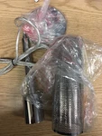 Parts Lot: Home Decor Collection 1-LIGHT Chrome Dual Shade Mesh Cylinder Pendant. Fixed Price $20.00.
