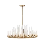 Fredrick Ramond Trinity Led Light 27" Chandelier Heritage Brass - FR46106HBR. Fixed Price $814.99.