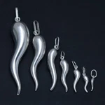 Cornicello Italian Horn 925 Sterling Silver Pendant Charm All Sizes Xl. Fixed Price $35.00.