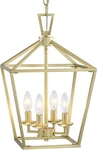 Untrammelife Gold Lantern Chandelier 4-LIGHT Pendant Modern Hanging Pen.... Fixed Price $83.99.