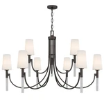 Quoizel ELOU5048 Eloura 9 Light 48"W Chandelier - Iron Gate. Fixed Price $798.39.