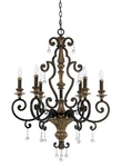 Quoizel MQ5006HL Marquette Chandelier In Bronze. Fixed Price $749.99.