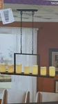 Nib: Classy 38" Bronze-finish 7-LITE Candle-design Kitchen Island Light. Fixed Price $239.99.