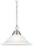 Design House 517565 Nickel Millbridge Transitional 1-LIGHT Down Lighting Pendant. Fixed Price $111.49.