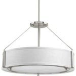 Progress Lighting P5015 Nickel Ratio 4-LIGHT 24"W Drum Chandelier. Fixed Price $382.49.