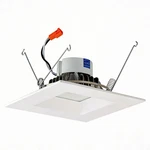 Nora Lighting NOX-63627WW-12 In. 2700K Onyx Square 1200 Lumens Recessed Downli. Fixed Price $32.93.