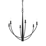 Progress Lighting P400459 Jheni 6 28"W Taper Candle Style - Black. Fixed Price $289.97.