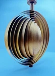 Teak Moon Lamp By Hans Arne Jakobsson, Original Vintage Mcm 1960S Pendant Light. Fixed Price $424.99.