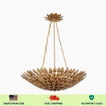 Crystorama Broche Chandelier Gold, 6-LIGHT. Fixed Price $432.14.
