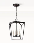 Visual Comfort By Chapman & Myers Darlana Aged Iron Small Lantern Pendant New. Fixed Price $395.00.