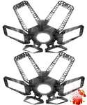 Hapylumi 2-PACK 180W 18000LM Led Garage Lights Ceiling E26/E27 Deformable. Fixed Price $56.01.