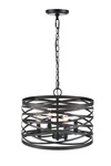 Millennium Lighting 170024-MB Annata 16"W Cage Pendant Black. Fixed Price $119.00.