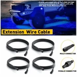4PCS 10FT Extension Wire Cable For Cord Rgb Led Rock Light / Halo Chasing Pods. Fixed Price $15.19.