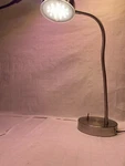 Hampton Bay Brushed Nickel Integrated Led Spot Light Desk Lamp. Fixed Price $20.00.