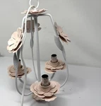 Simply Shabby Chic Metal Chandelier Pink White Flower With Box Rachel Ashwell. Fixed Price $82.80.