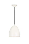 Z-lite Light Pendant 6012P9-SWH 10.50X9.50X9.50 Matte White. Fixed Price $71.14.