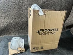 Box Of 18 Progress Lighting Recessed 5" Step Baffle Trim White P868-28. Fixed Price $97.49.