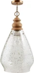 Capital Lighting 330418LW Juniper Unique Clear Stone Seeded Glass Pendant. Fixed Price $160.64.