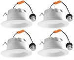 8W 3" Baffled Recessed Downlight Lamp, Dimmable, 500 Lumen, Adjustable .... Fixed Price $96.83.
