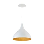 Wac Lighting PD-W55813-WT/GR 18W 3000K White With Gold Rib Pendant. Fixed Price $349.00.
