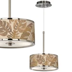 Tropical Woodwork Giclee Glow 10 1/4" Wide Pendant Light. Fixed Price $199.99.