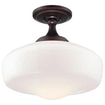 Minka Lavery Semi Flush Mount Ceiling 2259-576 Glass Lighting Fixture. Fixed Price $50.00.